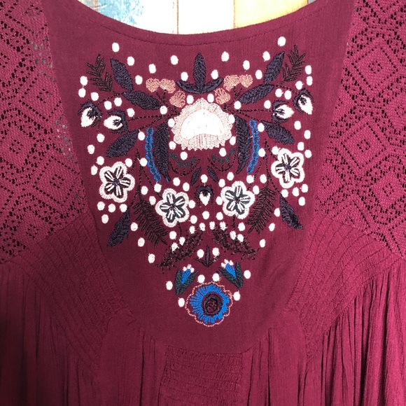 Free People Embroidered Minidress - Picture 4 of 5